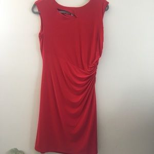 Evan-Picone Red Cocktail Dress